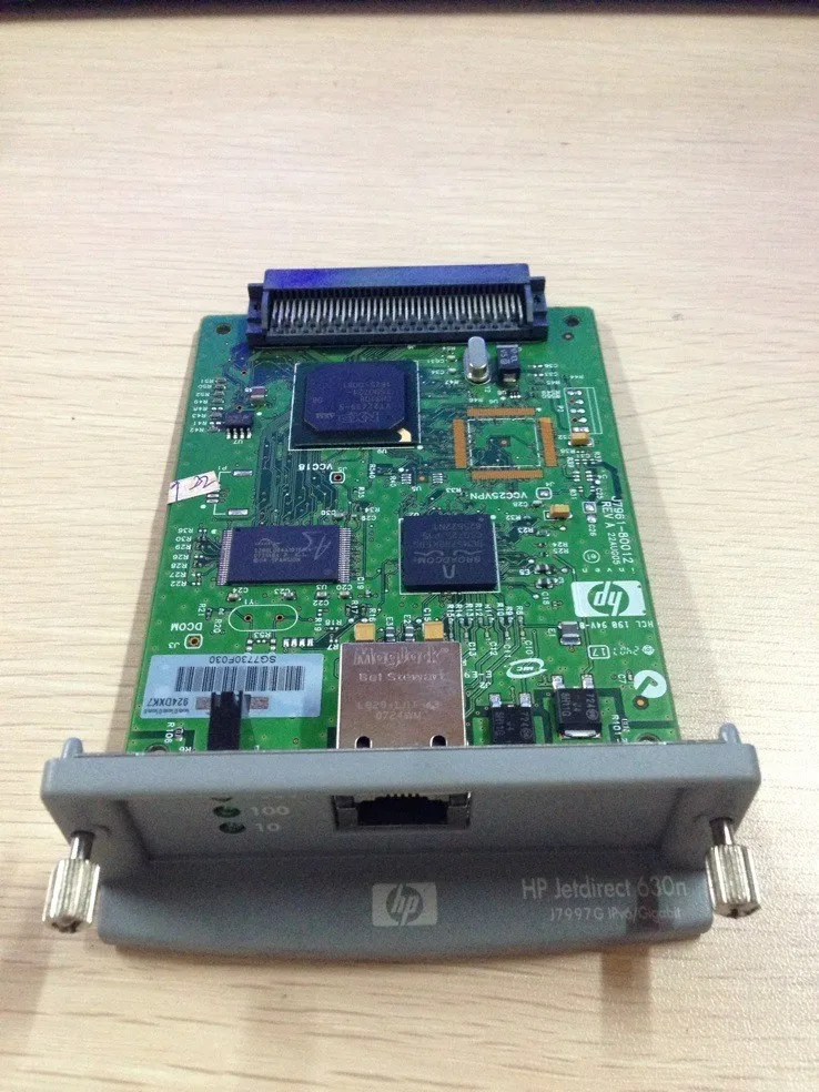 J7961G 100/100tx for HP JetDirect 630N Ethernet Internal Print Server Network Card For 4200 4250 5500 5550 3005 5200 9000 4700
J7961G 100/100tx for HP JetDirect 630N Ethernet Internal Print Server Network Card For 4200 4250 5500 5550 3005 5200 9000 4700