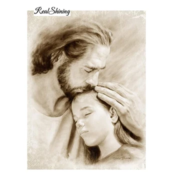 REALSHINING 5D DIY Diamond Painting Resin Square Mosaic Diamond Embroidery Jesus Love Needlework Pattern Decorative Paint D33 
REALSHINING 5D DIY Diamond Painting Resin Square Mosaic Diamond Embroidery Jesus Love Needlework Pattern Decorative Paint D33