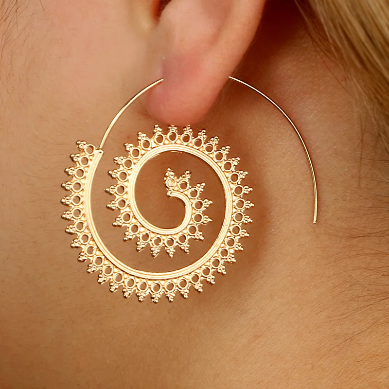 2018 New Guvivi Brand Earrings Jewelry for Women Trendy Vintage Silver Gold Color Statement Cheap Indian Earring Circle 
2018 New Guvivi Brand Earrings Jewelry for Women Trendy Vintage Silver Gold Color Statement Cheap Indian Earring Circle