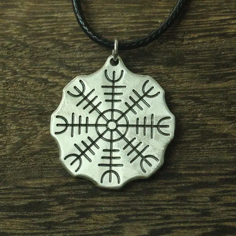 lanseis 10pcs viking men pendant norse Icelandic Vegvisir symbol necklace A Protection Symbol Pendant, Magical Staves Compass
lanseis 10pcs viking men pendant norse Icelandic Vegvisir symbol necklace A Protection Symbol Pendant, Magical Staves Compass