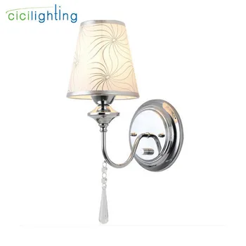 Modern Nordic bedroom bedside crystal wall lamp with knob switch for on/off 5W LED E27 wall lighting for living room aisle porch
Modern Nordic bedroom bedside crystal wall lamp with knob switch for on/off 5W LED E27 wall lighting for living room aisle porch