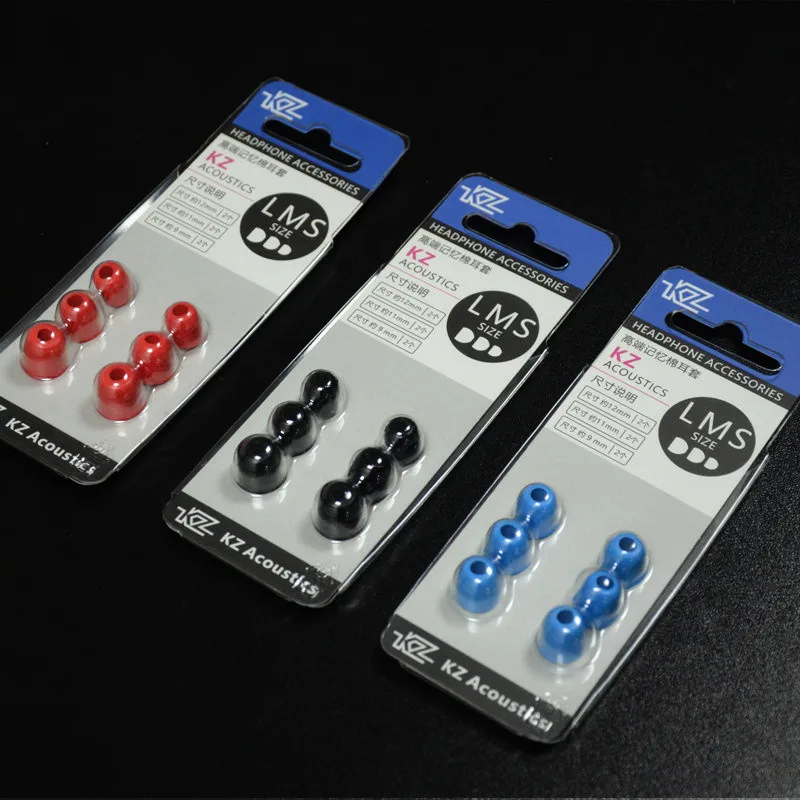 KZ 3 Pairs/set Noise Isolating Memory Ear Tips Silicone In-ear Earphone Earbuds Tips Earphone Accessories
KZ 3 Pairs/set Noise Isolating Memory Ear Tips Silicone In-ear Earphone Earbuds Tips Earphone Accessories