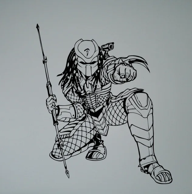 Predator Movie Wall Sticker Film Poster Retro Vinyl Decal Home Interior Living Room Decor Removable Black Mural
Predator Movie Wall Sticker Film Poster Retro Vinyl Decal Home Interior Living Room Decor Removable Black Mural