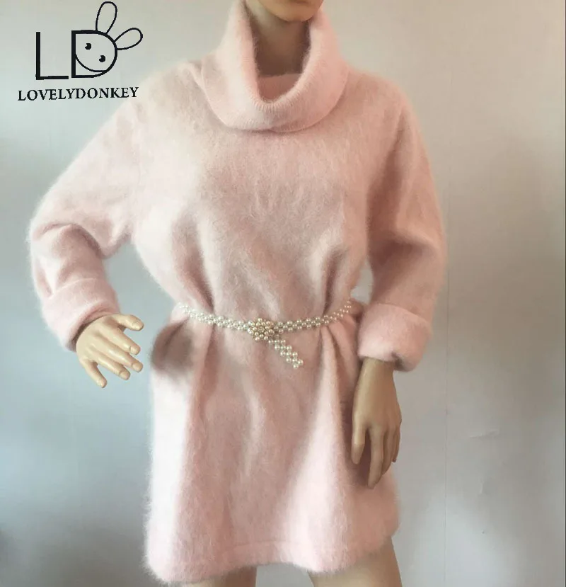 LOVELYDONKEYPlush mink cashmere turtleneck sweater long loose collar Pullover sweater coat free shipping M464
LOVELYDONKEYPlush mink cashmere turtleneck sweater long loose collar Pullover sweater coat free shipping M464