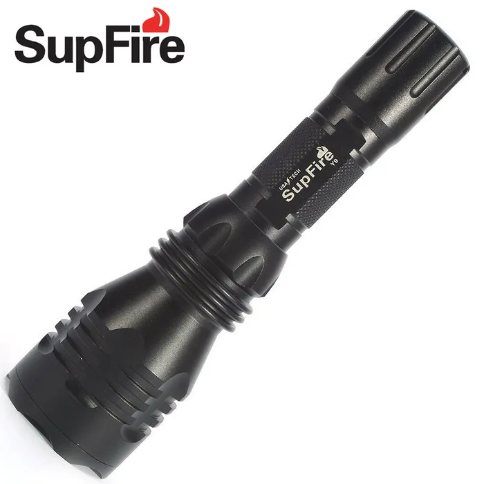 SupFire Y9 Cree XM-T6 350 Lumen Waterproof IP67 LED Flashlight Rechargeable Torch for Hunting Camping by 18650 Battery
SupFire Y9 Cree XM-T6 350 Lumen Waterproof IP67 LED Flashlight Rechargeable Torch for Hunting Camping by 18650 Battery