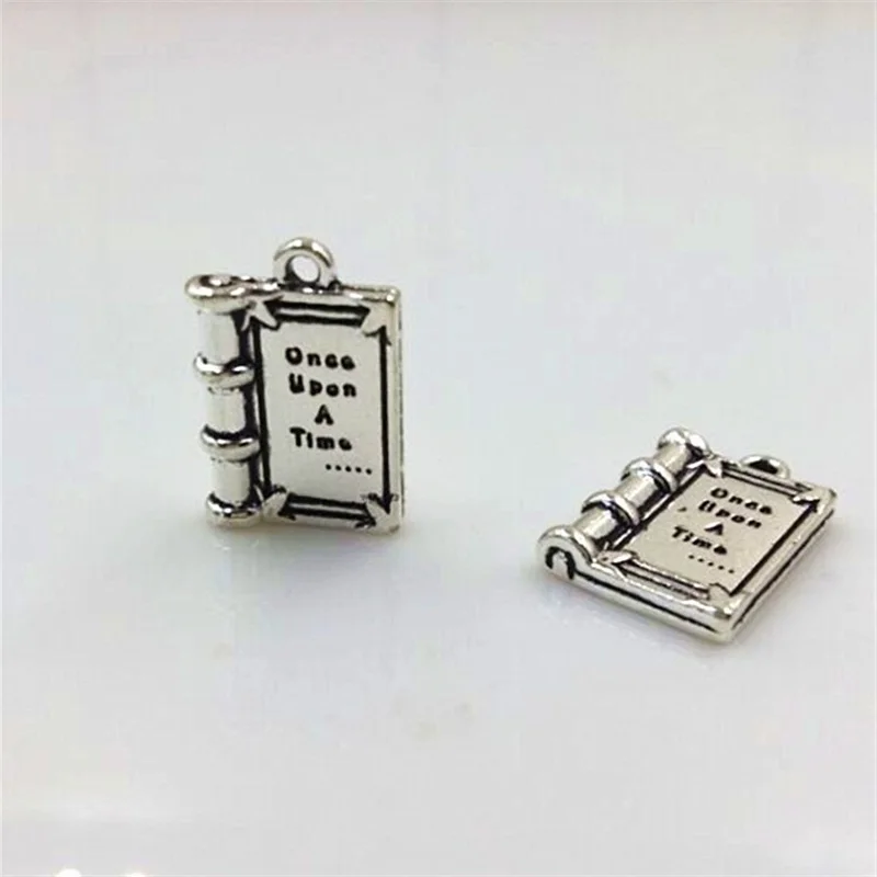 5pcs/lot Hot Sale High quality Antique Silver Book Charm Letters once upon A Time Charms Bracelet Pendants Findings For Necklace
5pcs/lot Hot Sale High quality Antique Silver Book Charm Letters once upon A Time Charms Bracelet Pendants Findings For Necklace