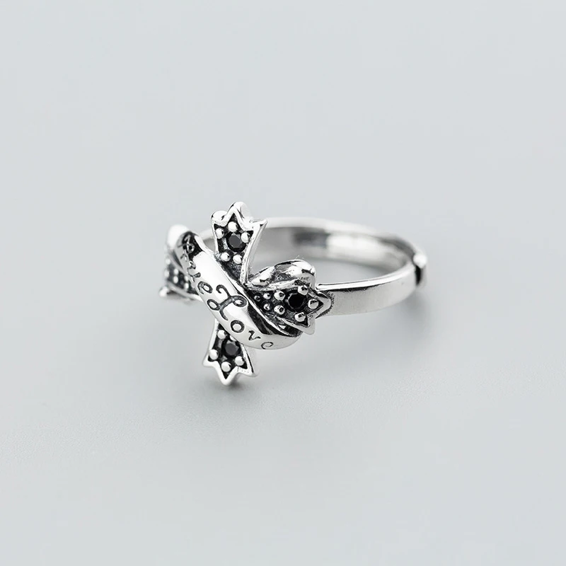 Cross Ring 925 Silver Punk Jewelry Vintage Anel Charm Minimalism Joyas Haut Bague Femme Aneis Anelli Rings for Women Anillos
Cross Ring 925 Silver Punk Jewelry Vintage Anel Charm Minimalism Joyas Haut Bague Femme Aneis Anelli Rings for Women Anillos