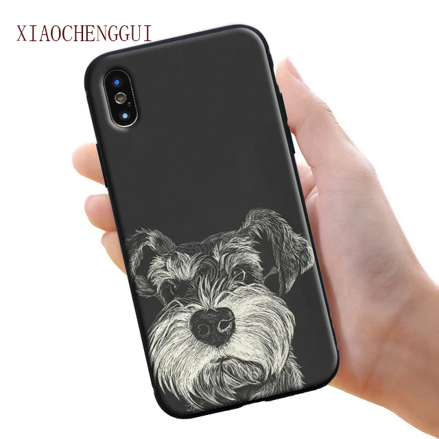 Lovely Dogs Schnauzer Design Phone Cases For iphone 7 8 6 6s Plus x xs max xr 5s 11 pro max Case Cute Animals Soft Frosted Cover 
Lovely Dogs Schnauzer Design Phone Cases For iphone 7 8 6 6s Plus x xs max xr 5s 11 pro max Case Cute Animals Soft Frosted Cover