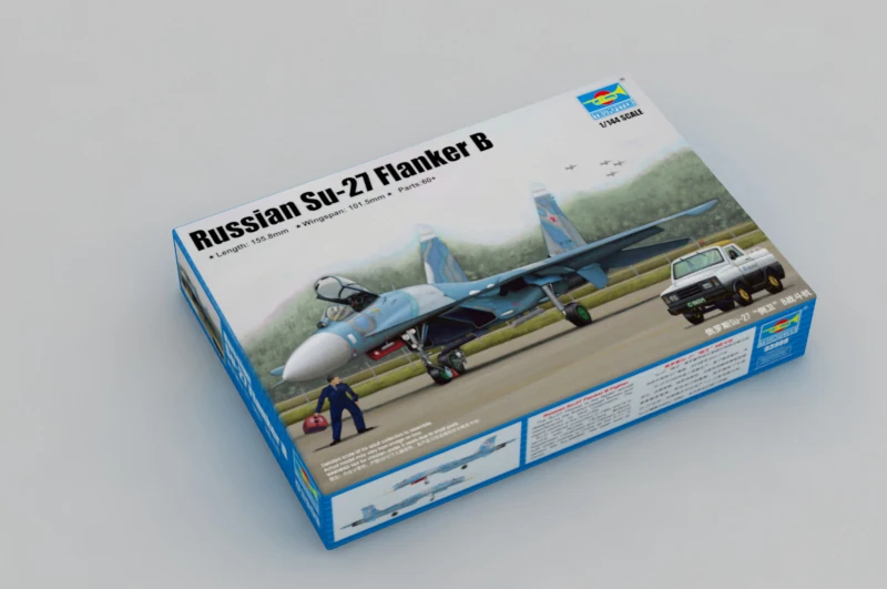 TRUMPETER Model 03909 1/144 Scale Airplane Russian Su-27 Flanker B Assembly Model Building Scale Airplane Model Kits
TRUMPETER Model 03909 1/144 Scale Airplane Russian Su-27 Flanker B Assembly Model Building Scale Airplane Model Kits