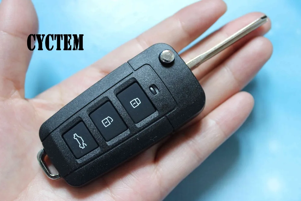 CYCTEM Car Key Shell Fob Case Replacement 3 Buttons Modified Flip Folding Remote Cover Key Blank Fit For Toyota Camry
CYCTEM Car Key Shell Fob Case Replacement 3 Buttons Modified Flip Folding Remote Cover Key Blank Fit For Toyota Camry