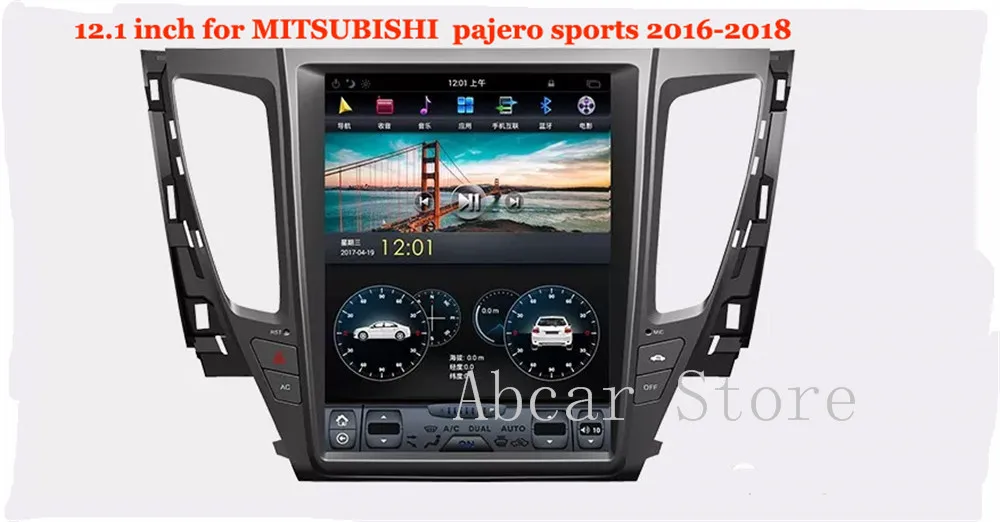 12.1'' Tesla style Android 8.1 Car dvd player GPS Navigation For Mitsubishi PAJERO 2016-2019 stereo radio PX6 CARPLAY IPS HDMI
12.1'' Tesla style Android 8.1 Car dvd player GPS Navigation For Mitsubishi PAJERO 2016-2019 stereo radio PX6 CARPLAY IPS HDMI