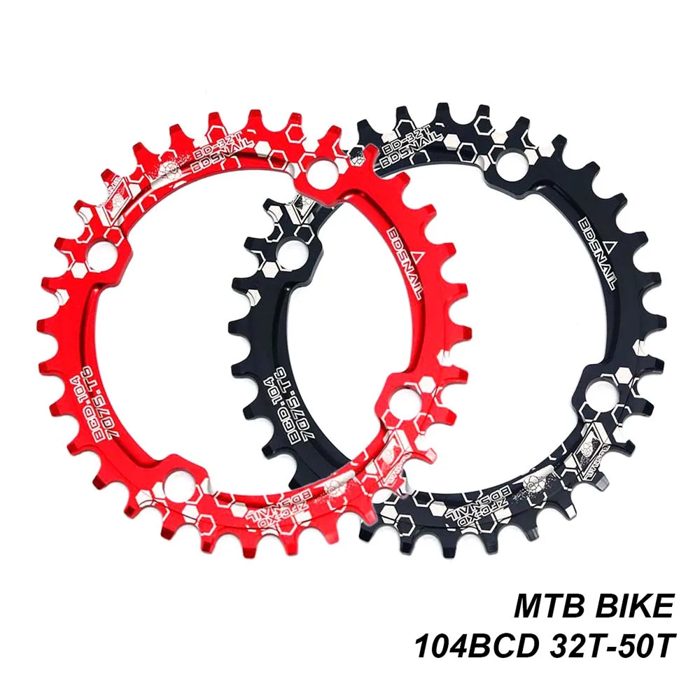 MTB Bike 104BCD Chainwheel Cranks Tooth Disc Superlight Steel Mountain Bicycle Narrow Wide Chainring 32T-50T Bike Parts
MTB Bike 104BCD Chainwheel Cranks Tooth Disc Superlight Steel Mountain Bicycle Narrow Wide Chainring 32T-50T Bike Parts