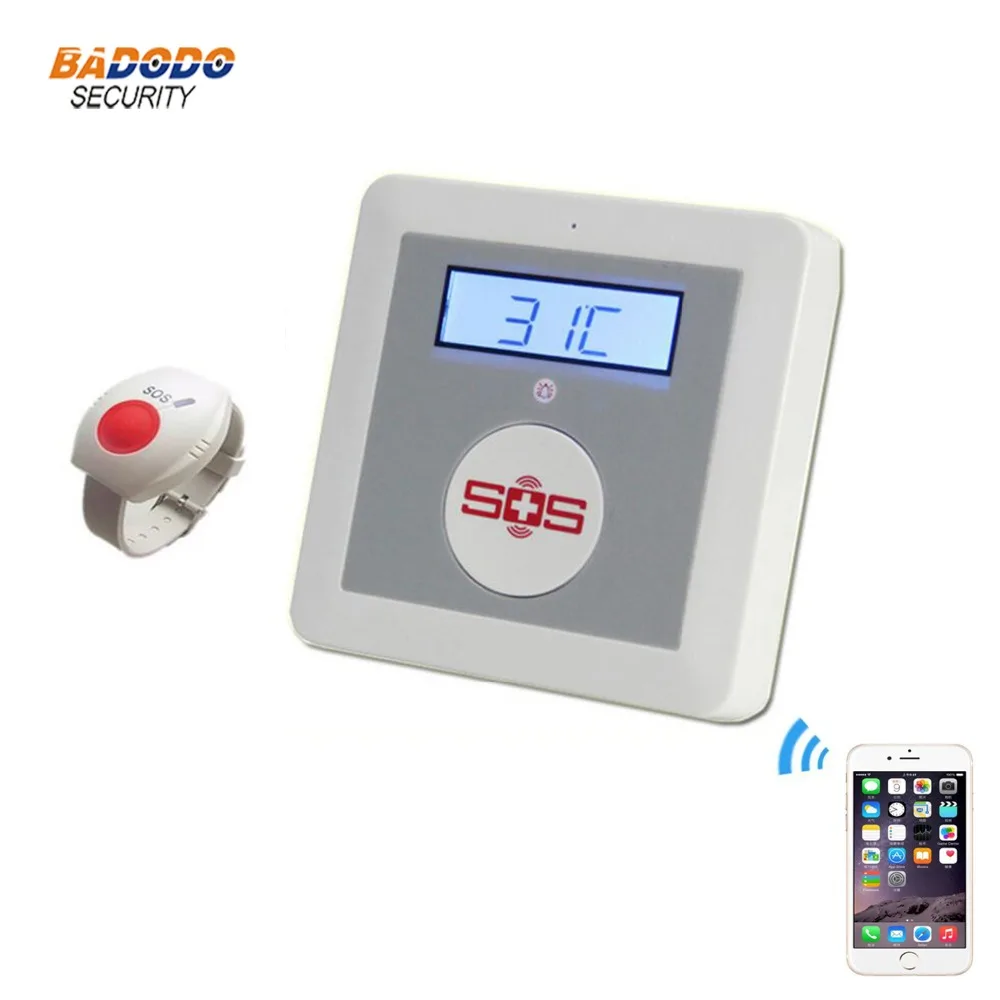 Wireless Android IOS APP Remote Control GSM elderly senior Alarm System SOS Panic Button SMS Alarm Elderly Care panel K4
Wireless Android IOS APP Remote Control GSM elderly senior Alarm System SOS Panic Button SMS Alarm Elderly Care panel K4