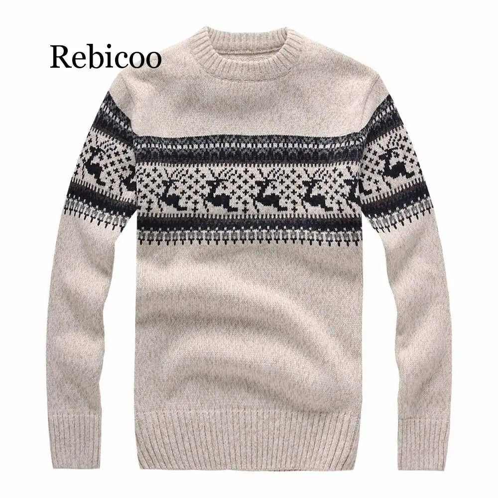 New 2019 autumn and winter fashion brand clothing men's Christmas deer sweater Slim men's pullover knit sweater
New 2019 autumn and winter fashion brand clothing men's Christmas deer sweater Slim men's pullover knit sweater