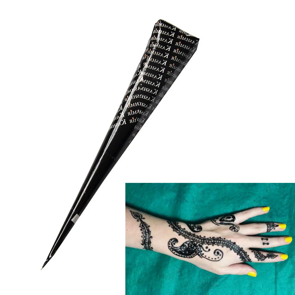 1 Piece Natural Black Color Henna Paste Cone Temporary Body Paint Cream Indian Mehndi Black Drawing Tattoo Stencil Makeup Herbal
1 Piece Natural Black Color Henna Paste Cone Temporary Body Paint Cream Indian Mehndi Black Drawing Tattoo Stencil Makeup Herbal