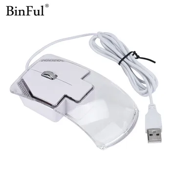 BinFul 2.4G Wried Mouse Silent Gamer Transparent LED Ultra-thin 1000DPI Glow in the Dark Gaming Mice for Notebook Desktop Compu
BinFul 2.4G Wried Mouse Silent Gamer Transparent LED Ultra-thin 1000DPI Glow in the Dark Gaming Mice for Notebook Desktop Compu