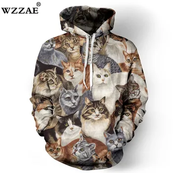 2018 New 3D Hoodies Men Hooded Sweatshirts Cat 3D Print hoody Casual Pullovers Streetwear Tops Autumn Regular Hipster hip hop
2018 New 3D Hoodies Men Hooded Sweatshirts Cat 3D Print hoody Casual Pullovers Streetwear Tops Autumn Regular Hipster hip hop