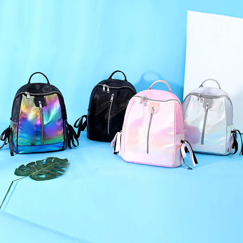 Women Laser Backpack School Hologram Student School Bags For Teenage Girls holographic sac a dos black pink sliver mochila 2019
Women Laser Backpack School Hologram Student School Bags For Teenage Girls holographic sac a dos black pink sliver mochila 2019