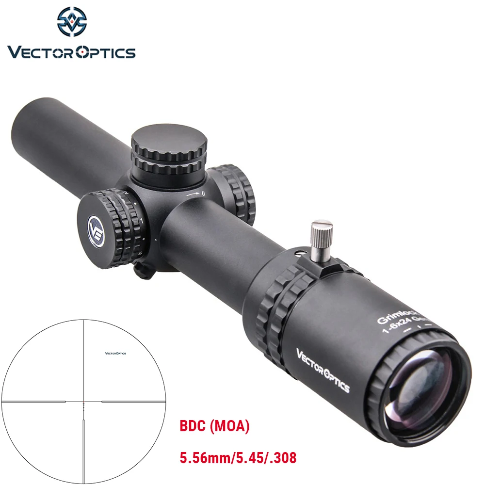 Vector Optics Gen2 Grimlock 1-6x24 BDC (MOA) Ballistic Reticle Rifle Scope Center Dot Illuminated CQB Riflescope .223 AR15 .308
Vector Optics Gen2 Grimlock 1-6x24 BDC (MOA) Ballistic Reticle Rifle Scope Center Dot Illuminated CQB Riflescope .223 AR15 .308