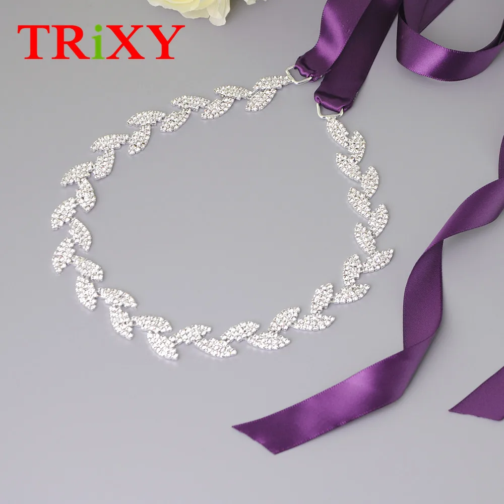 TRiXY S198-S Women's Satin Rhinestones Beaded Wedding Belt Rhinestones Bridal Belts Evening Party Prom Dresses Accessories
TRiXY S198-S Women's Satin Rhinestones Beaded Wedding Belt Rhinestones Bridal Belts Evening Party Prom Dresses Accessories