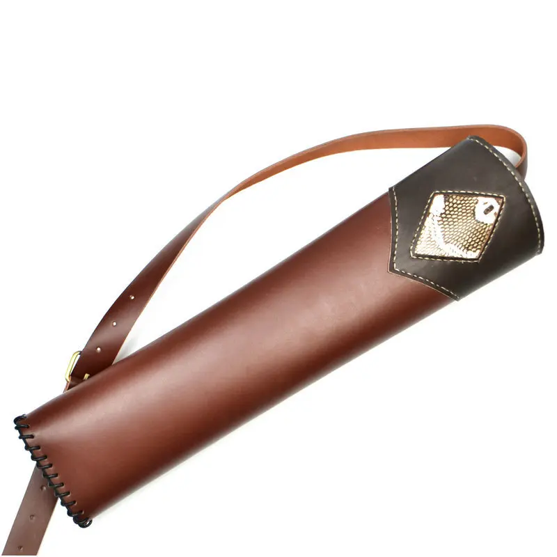 New Hand Crafted Single shoulder back type Top Head Layer Cowhide Leather Archery Quiver Black+Brown holding for Hunting
New Hand Crafted Single shoulder back type Top Head Layer Cowhide Leather Archery Quiver Black+Brown holding for Hunting