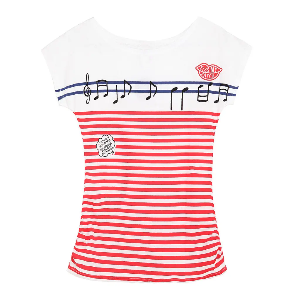 2019 High Quality Summer Loose Size T Shirt Women Cotton O-neck Tshirt Ladies Casual Tops Short Sleeve Striped Printed T-shirt
2019 High Quality Summer Loose Size T Shirt Women Cotton O-neck Tshirt Ladies Casual Tops Short Sleeve Striped Printed T-shirt