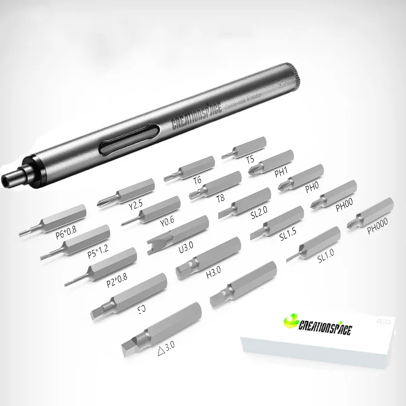 Mini Electric Screwdriver Rechargeable Cordless Power Screw Driver Kit with LED Light Lithium Battery Operated Power Tools Set
Mini Electric Screwdriver Rechargeable Cordless Power Screw Driver Kit with LED Light Lithium Battery Operated Power Tools Set
