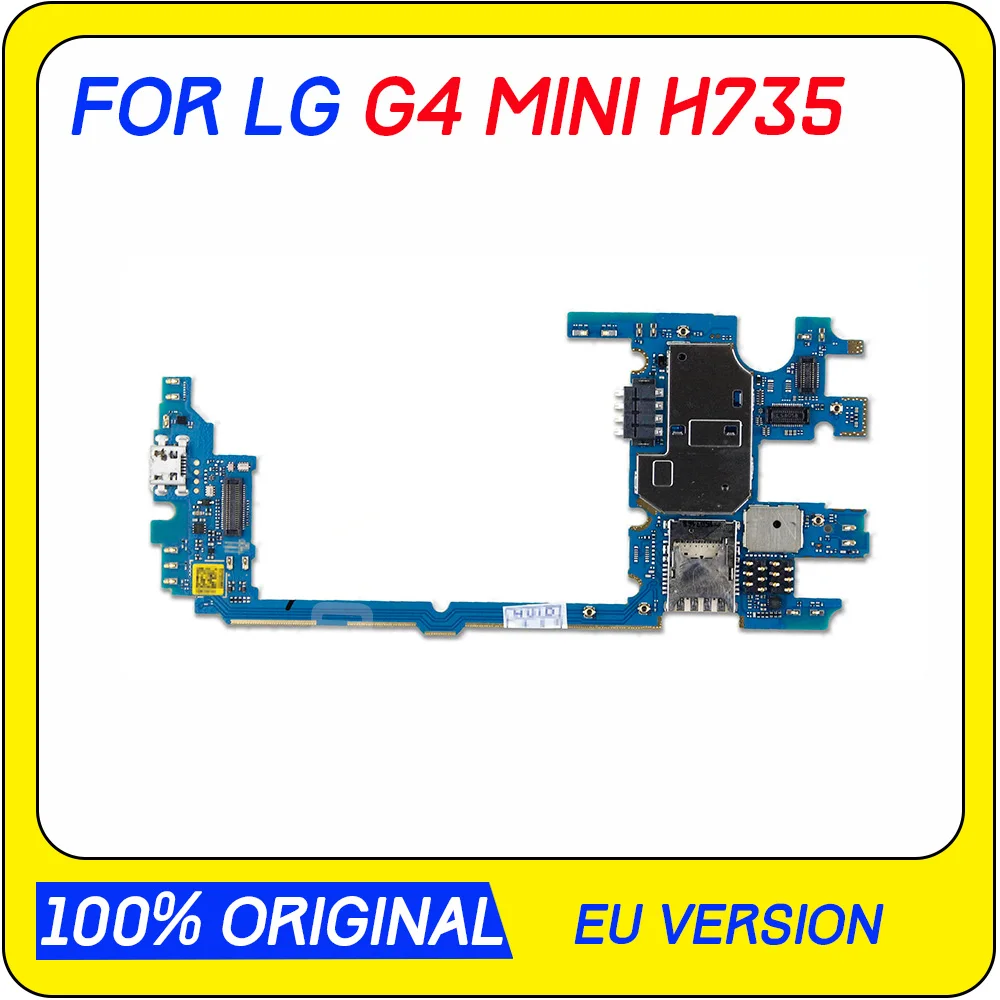 Good Working for LG G4 mini H735 Motherboard with Android System,Original unlocked Logic Boards with full chips
Good Working for LG G4 mini H735 Motherboard with Android System,Original unlocked Logic Boards with full chips