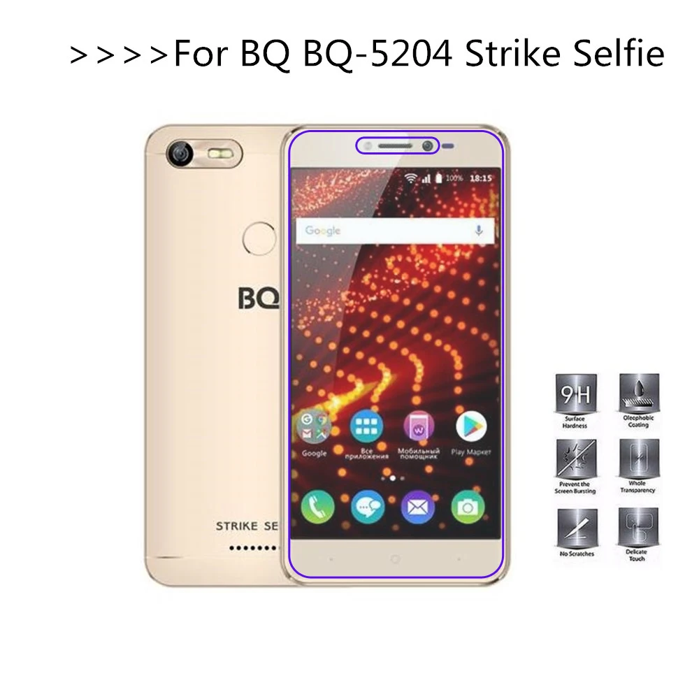 For BQ BQ-5204 Strike Selfie Tempered Glass 2.5D 9H Protective Film Explosion-proof LCD Screen Protector For BQ 5204
For BQ BQ-5204 Strike Selfie Tempered Glass 2.5D 9H Protective Film Explosion-proof LCD Screen Protector For BQ 5204