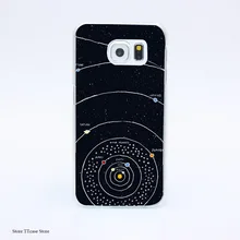 3065G Solar System Drh Print Hard Transparent Case Cover for Galaxy S3 S4 S5 & Mini S6 S7 & edge