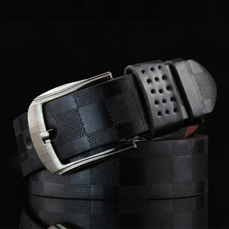 2018 Designer Classic Plaid Mens Black Leather Belt Vintage Pin Buckle luxury Waist Belts Punk Harajuku Cinturones Para Hombre
2018 Designer Classic Plaid Mens Black Leather Belt Vintage Pin Buckle luxury Waist Belts Punk Harajuku Cinturones Para Hombre