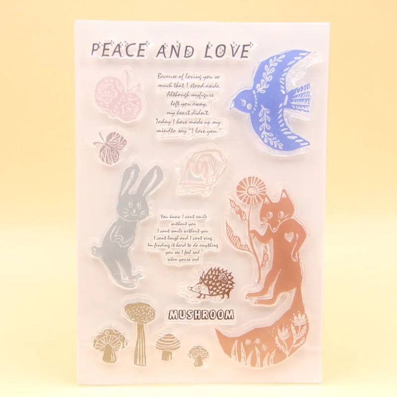 KSCRAFT Peace And Love Transparent Clear Silicone Stamps for DIY Scrapbooking/Card Making/Kids Crafts Decoration Supplies 511
KSCRAFT Peace And Love Transparent Clear Silicone Stamps for DIY Scrapbooking/Card Making/Kids Crafts Decoration Supplies 511