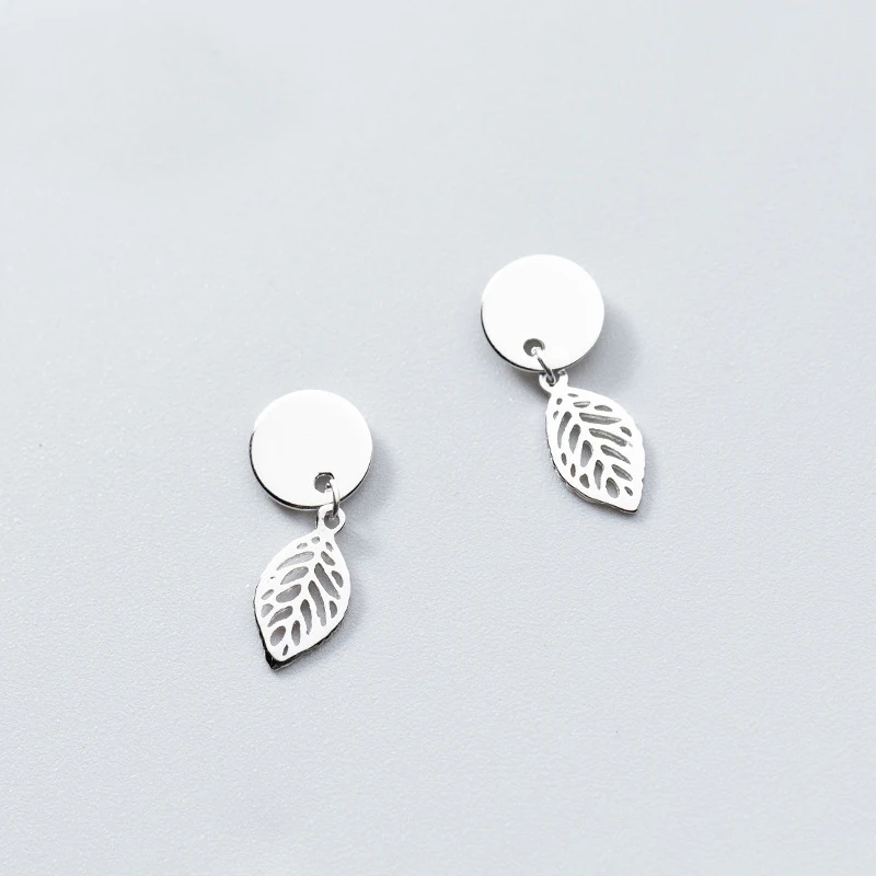 MloveAcc Hot Sale Authentic 925 Sterling Silver Round Disc Leaves Stud Earrings for Women Fashion Brand Jewelry Gift
MloveAcc Hot Sale Authentic 925 Sterling Silver Round Disc Leaves Stud Earrings for Women Fashion Brand Jewelry Gift