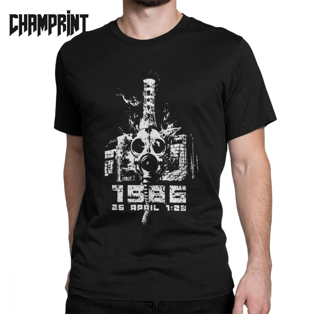 1986 Tribute Chernobyl T Shirt Men 100% Cotton T-Shirts Crewneck TV Show Russia Gas Mask Tees Short Sleeve Clothes Gift Idea
1986 Tribute Chernobyl T Shirt Men 100% Cotton T-Shirts Crewneck TV Show Russia Gas Mask Tees Short Sleeve Clothes Gift Idea