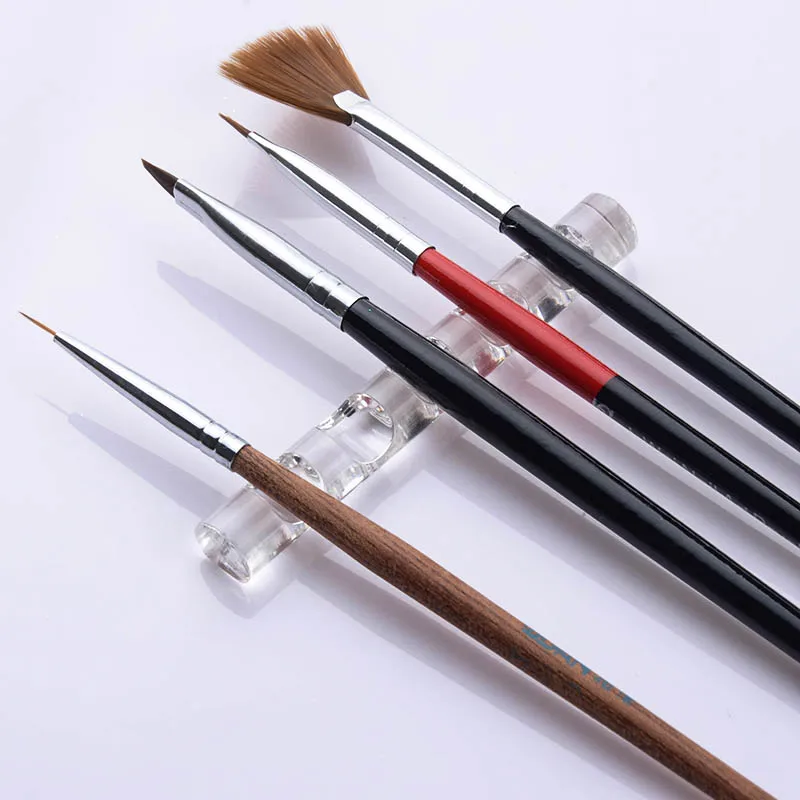 Nail Brush Stand Nail Tool Rack Clear Acrylic Holder Display Stand Rest UV Polish Brushes For 5 Nail Tools
Nail Brush Stand Nail Tool Rack Clear Acrylic Holder Display Stand Rest UV Polish Brushes For 5 Nail Tools