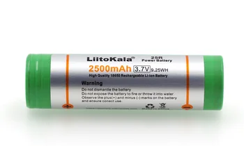 4PCS Liitokala 100% New 18650 2500 mAh Rechargeable battery 3.6V 25R 20A discharge Electronic cigarette use
4PCS Liitokala 100% New 18650 2500 mAh Rechargeable battery 3.6V 25R 20A discharge Electronic cigarette use