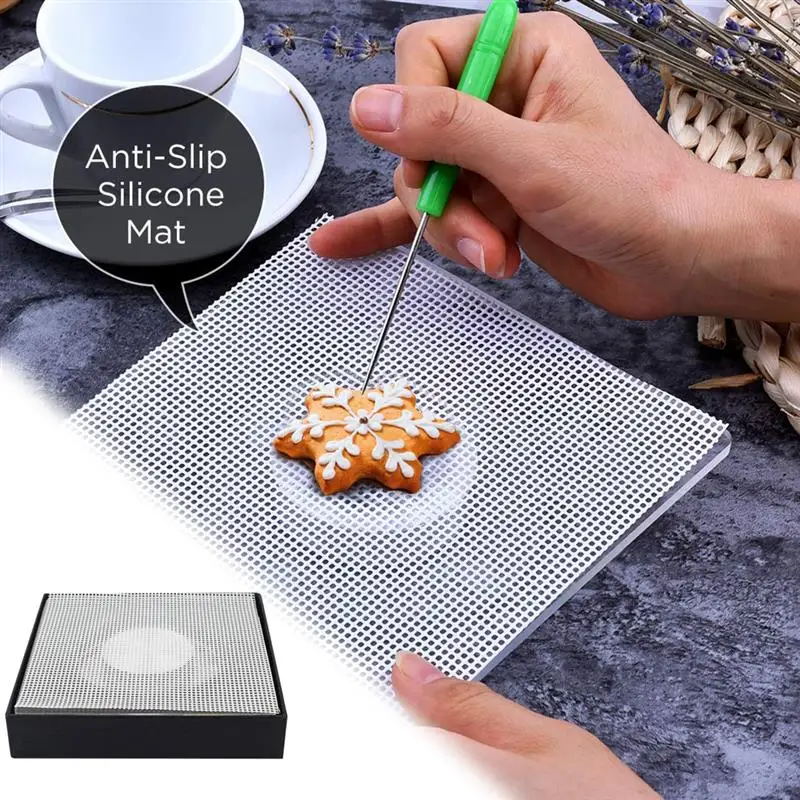 DIY Pan Baking Tool Metal Cake Plate Turntable Rotating Anti-skid Round Cake Stand Cake Decorating Rotary with 6 Scriber Needles
DIY Pan Baking Tool Metal Cake Plate Turntable Rotating Anti-skid Round Cake Stand Cake Decorating Rotary with 6 Scriber Needles