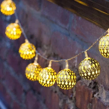 LED Globe Lights Battery Operated 3M 6M Gold Moroccan for Bedroom Patio Lawn Landscape Garden Home Christmas tree decoration 
LED Globe Lights Battery Operated 3M 6M Gold Moroccan for Bedroom Patio Lawn Landscape Garden Home Christmas tree decoration