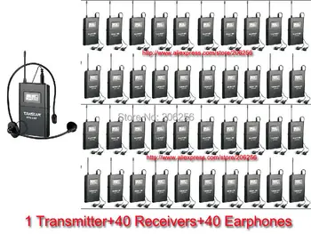 Takstar WTG-500/ WTG 500 UHF Wireless audio system operating range up to 100m for Tourist guide 1Transmitter+40 Receivers,WTG500
Takstar WTG-500/ WTG 500 UHF Wireless audio system operating range up to 100m for Tourist guide 1Transmitter+40 Receivers,WTG500