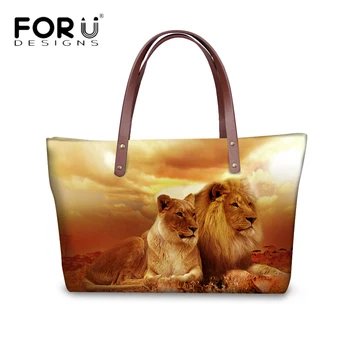 FORUDESIGNS Handbags Women Casual Tote Shoulder Bags Cool 3D Animal Lion Printed Female Cross Body Large Messenger Bags Ladies
FORUDESIGNS Handbags Women Casual Tote Shoulder Bags Cool 3D Animal Lion Printed Female Cross Body Large Messenger Bags Ladies