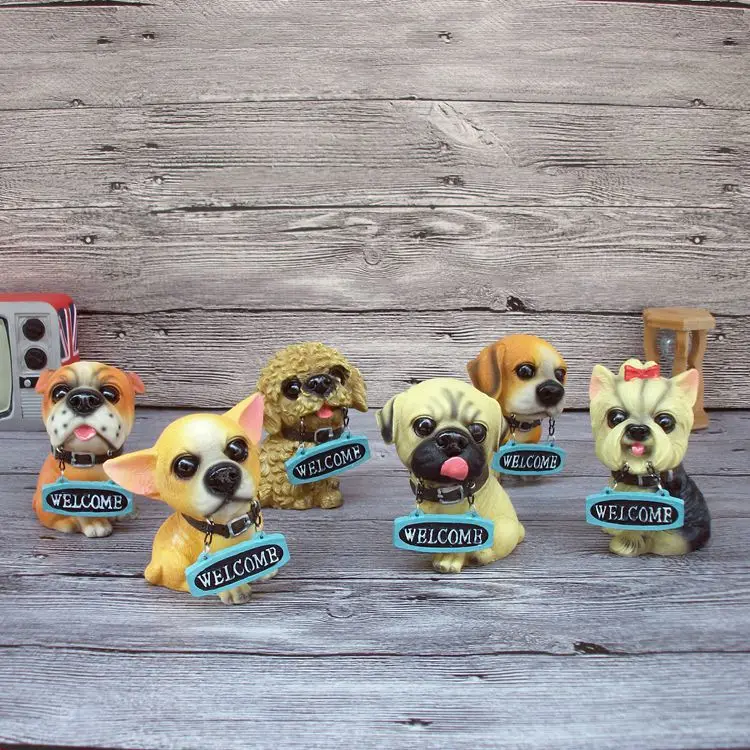 Hot Sales! Home Decoration Resin Crafts Welcome Dogs Figurines Craft Ornaments Lovely Dogs
Hot Sales! Home Decoration Resin Crafts Welcome Dogs Figurines Craft Ornaments Lovely Dogs