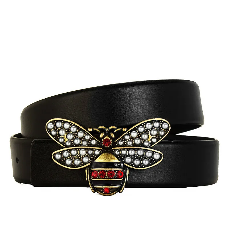 2018 Top Quality Smooth buckle Genuine Leather Women's Belt Wide Cowhide Small Bee Buckle Rivet Belt For Women Ceinture
2018 Top Quality Smooth buckle Genuine Leather Women's Belt Wide Cowhide Small Bee Buckle Rivet Belt For Women Ceinture