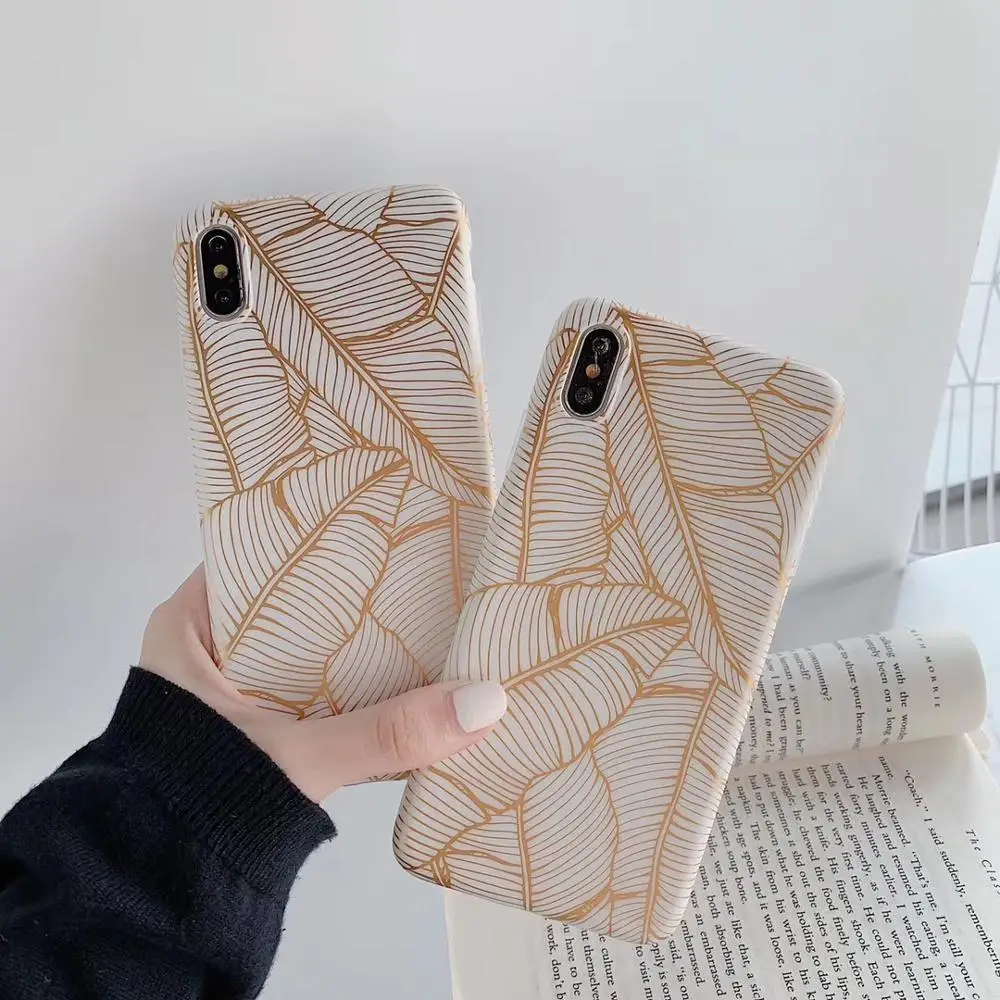 Cool Golden Banana leaf marble Soft IMD 6S Capinha Cover For iphone XSMAX XR X 6 6SPlusPhone Cases 7 Plus 8Plus Case Coque
Cool Golden Banana leaf marble Soft IMD 6S Capinha Cover For iphone XSMAX XR X 6 6SPlusPhone Cases 7 Plus 8Plus Case Coque