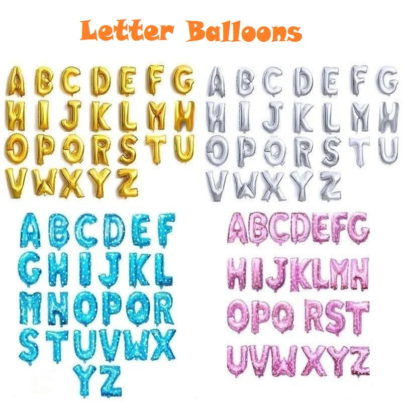 18inch Gold Silver Pink Blue Letter Balloons Birthday Party Kids Foil Ballon New Year Party Wedding Christmas Decoration Balloon
18inch Gold Silver Pink Blue Letter Balloons Birthday Party Kids Foil Ballon New Year Party Wedding Christmas Decoration Balloon