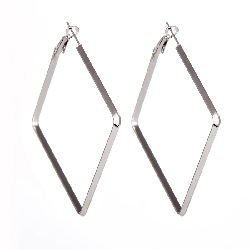 New Minimalist Style Earrings For Women Silver Plated Alloy Square Shape Dangle Earrings Women Fashion Jewelry Brincos 
New Minimalist Style Earrings For Women Silver Plated Alloy Square Shape Dangle Earrings Women Fashion Jewelry Brincos