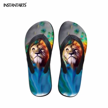 INSTANTARTS Fashion Summer Flip Flops Men Rubber Beach Slipper for Male Boys Teenager Personalized Animal Lion Cat Print Sandals
INSTANTARTS Fashion Summer Flip Flops Men Rubber Beach Slipper for Male Boys Teenager Personalized Animal Lion Cat Print Sandals