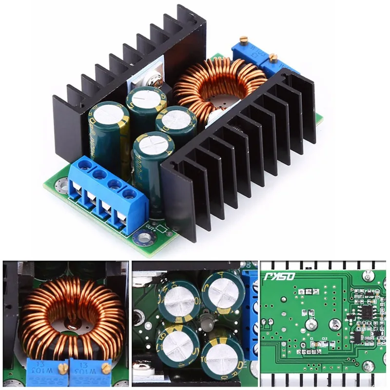 300W DC-DC Step Down Module Converter Adjustable Power Supply Buck Module Constant Current LED Driver Module 7V~40V to 0.8V~28V
300W DC-DC Step Down Module Converter Adjustable Power Supply Buck Module Constant Current LED Driver Module 7V~40V to 0.8V~28V