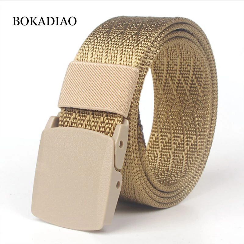 BOKADIAO Men&Women nylon Canvas belt POM automatic buckle jeans waist belt Military Army tactical belts luxury strap male black
BOKADIAO Men&Women nylon Canvas belt POM automatic buckle jeans waist belt Military Army tactical belts luxury strap male black