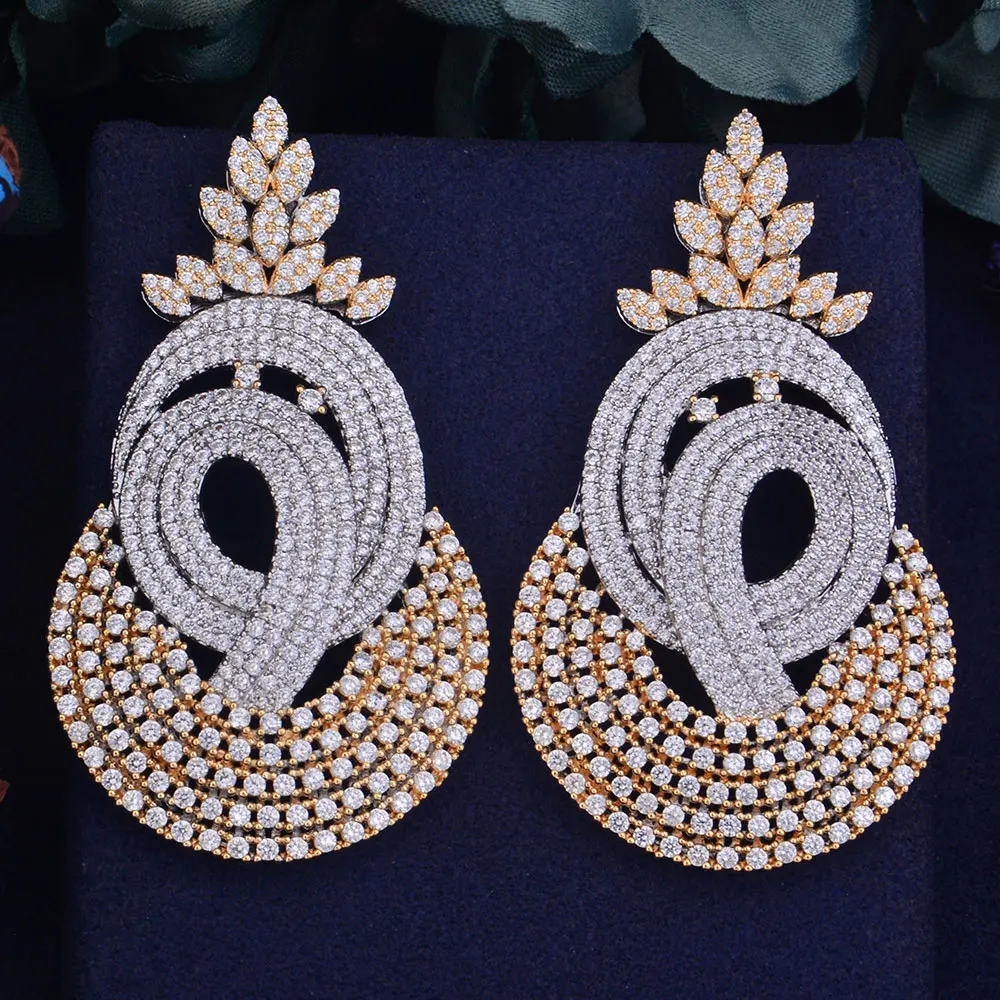 GODKI 68mm Luxury Trendy Gourd Geometry Full Mirco Cubic Zirconia Setting Naija Wedding Women Earring Fashion Jewelry
GODKI 68mm Luxury Trendy Gourd Geometry Full Mirco Cubic Zirconia Setting Naija Wedding Women Earring Fashion Jewelry