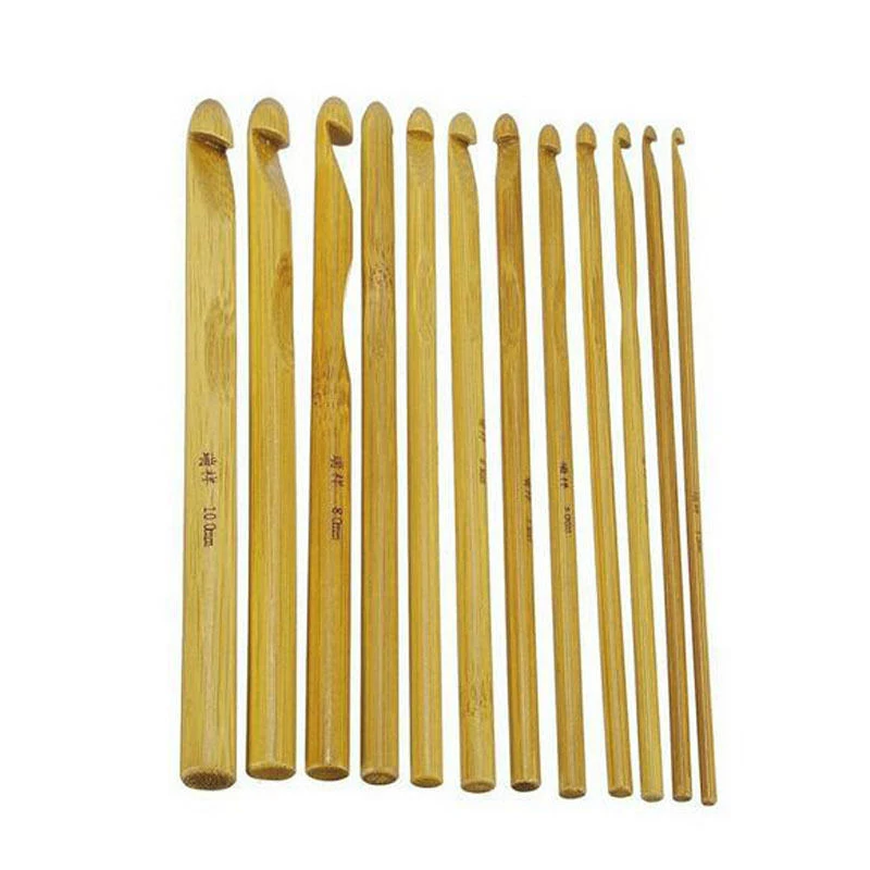 12pcs Crochet Hooks Crochet Circular Wood Bamboo Knitting Needles Pins for Thick Yarn DIY Crafts Sewing Knitting weaving
12pcs Crochet Hooks Crochet Circular Wood Bamboo Knitting Needles Pins for Thick Yarn DIY Crafts Sewing Knitting weaving